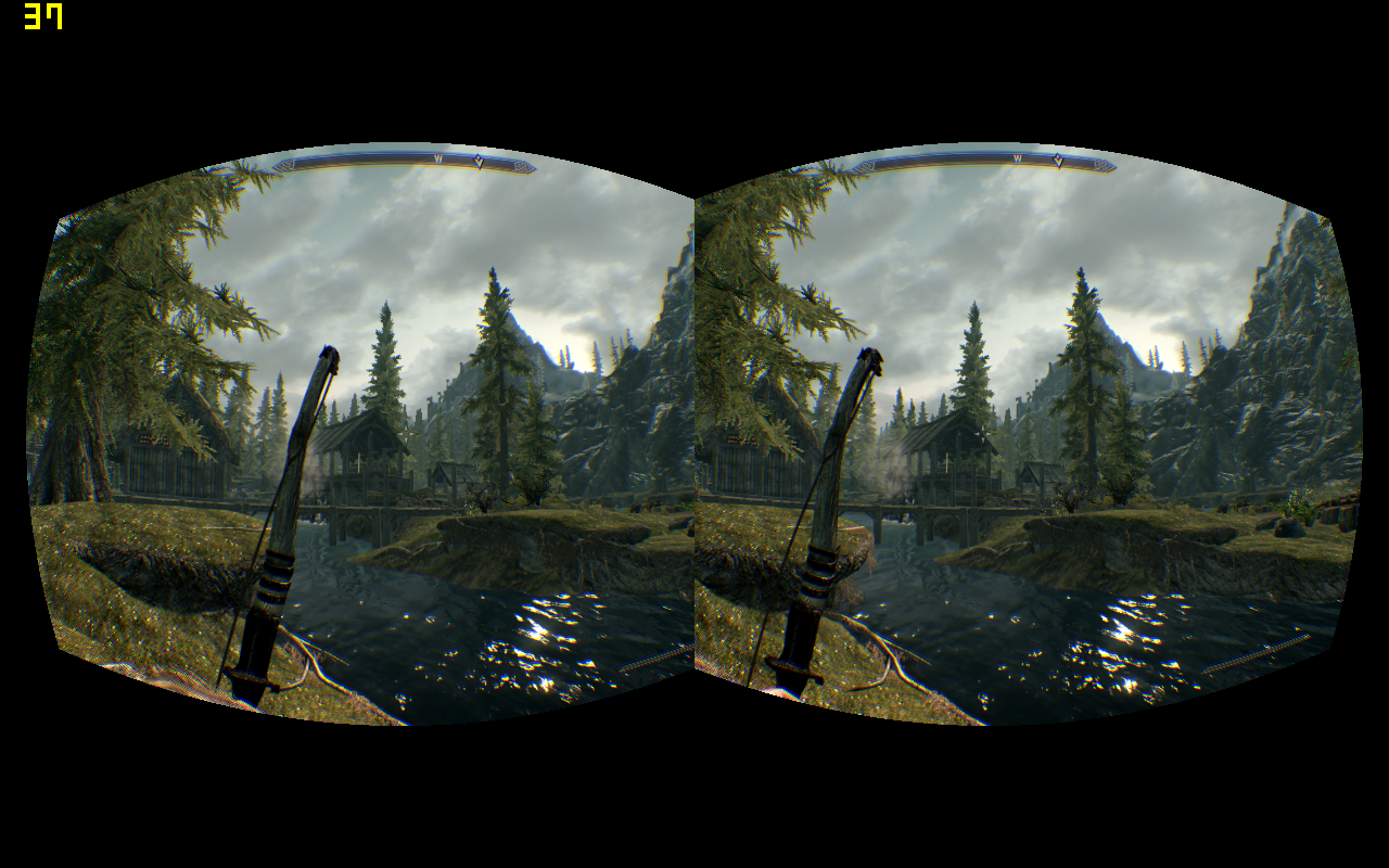 Tridef Skyrim Ultra Oculus Rift DK1