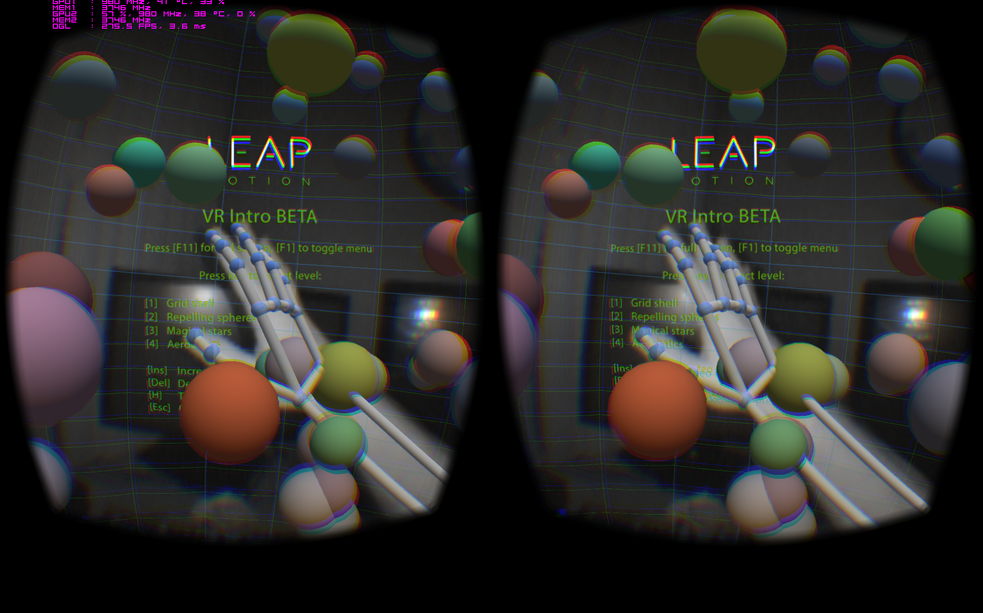 Leap VR DK2